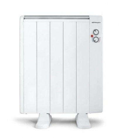 Orbegozo RRM 810 white portable heater with 800W power, suitable for home heating and cooling purposes.