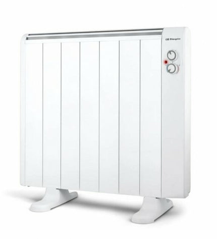 Orbegozo 17304 digital heater for 7 rooms, white portable electric heating unit with 1300 W power, suitable for home and cooking.