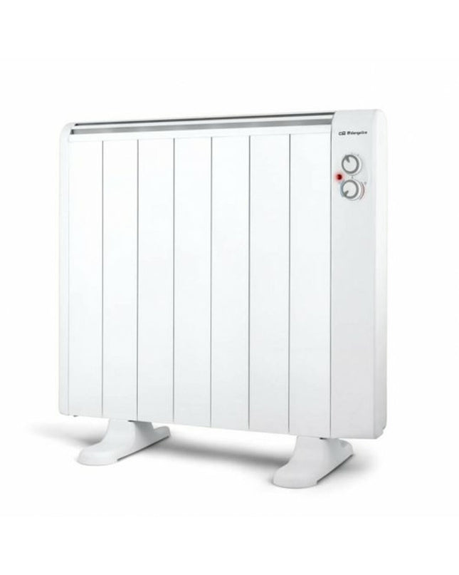 Orbegozo 17304 digital heater for 7 rooms, white portable electric heating unit with 1300 W power, suitable for home and cooking.