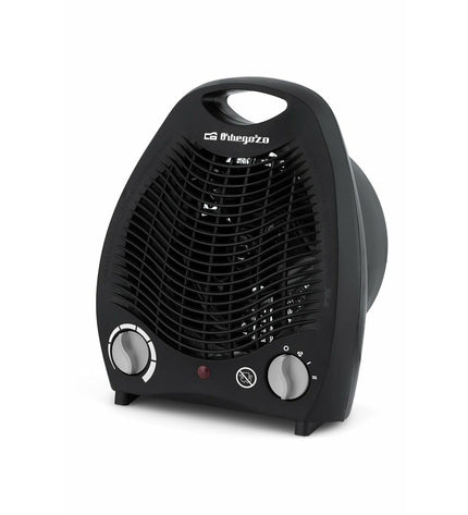 Black Orbegozo 17065 2000W heating and portable air conditioning unit for home use.