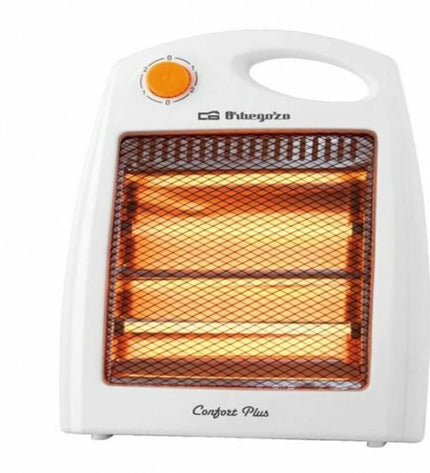 Orbegozo BP 5007 electric heater in white, portable air conditioning unit for home heating and cooling, with control panel visible