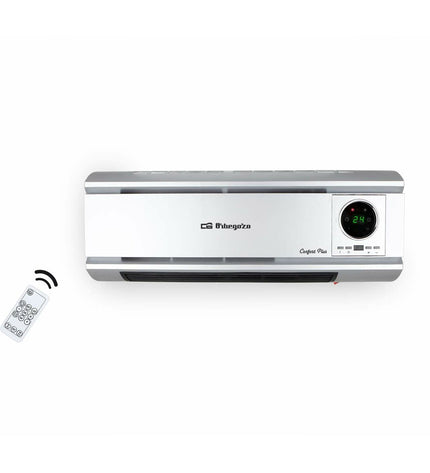 Orbegozo SP 6500 silver portable heater with 2000W power, ideal for home comfort and heating.