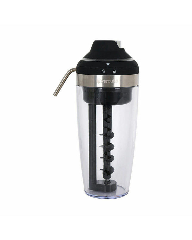 Percutti wooden meat mallet with steel head, ideal for pounding and tenderizing meat in kitchen cooking.