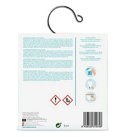 Cristalinas Baby luchtverfrisser in heldere glazen container, geschikt voor huis en keuken decor, met frisse aroma's