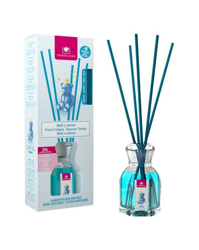 Cristalinas luchtverfrisser Cristalinas Baby 35 ml bottle for home and kitchen decor, featuring a sleek design and fresh scent.