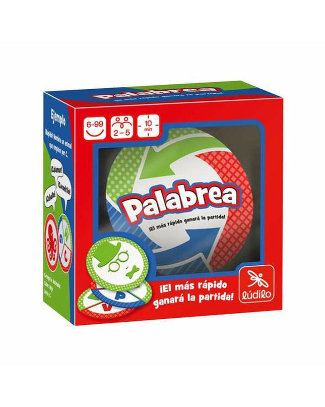 Lúdilo Palabrea educational game for kids, colorful word and language learning toy, part of Lúdilo's speelgoed en games collection.