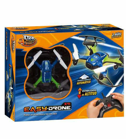 Easy Drone XR toy drone by BigBuy Kids, 30-meter remote control flying toy with colorful design in a playful setting.