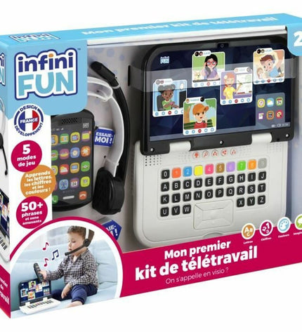 BigBuy Home My First Telework Kit toy set with three parts, imiteerspelletjes for children, perfect for imaginative play.