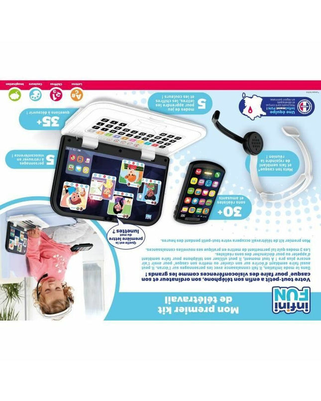 My First Telework Kit toy set with 3 pieces from BigBuy Home, includes pretend telecommunication and office accessories for kids.
