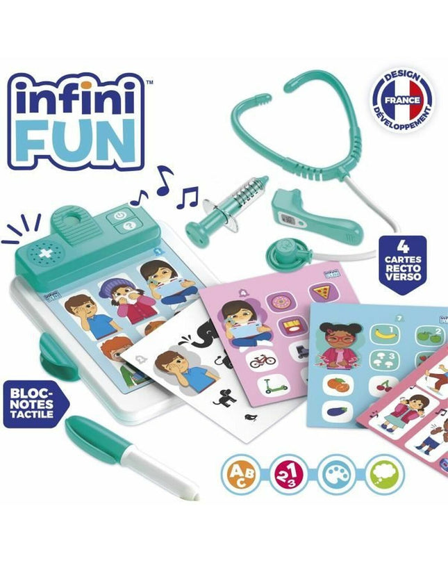 Toy doctor kit with accessories from BigBuy Home, including medical tools and a carrying case for imaginative play.