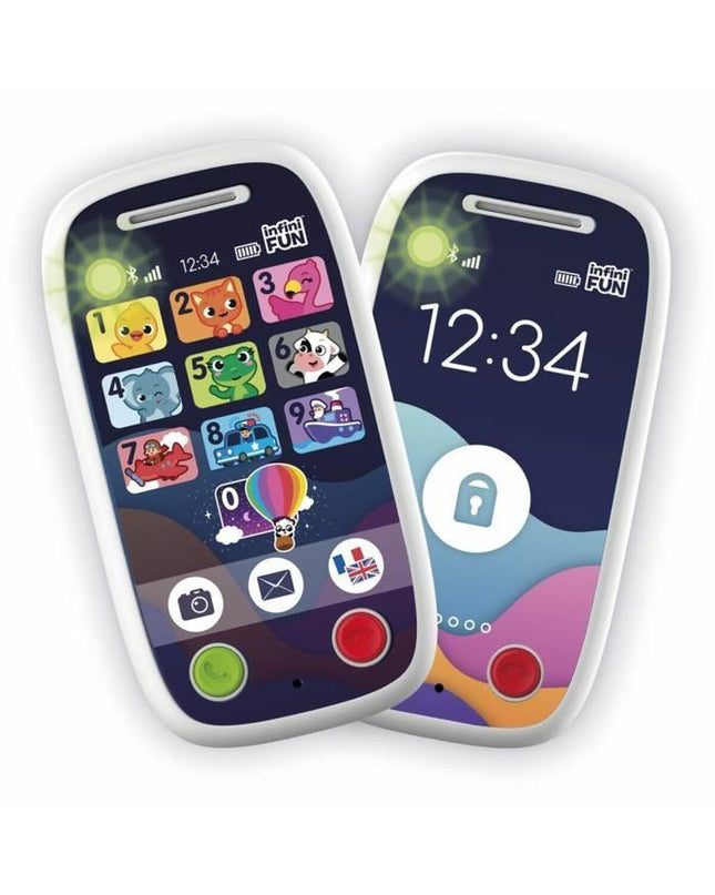 Pair of colorful toy phones from BigBuy Home's My 1st Duo of Phones, designed for children’s imitative play and pretend communication.