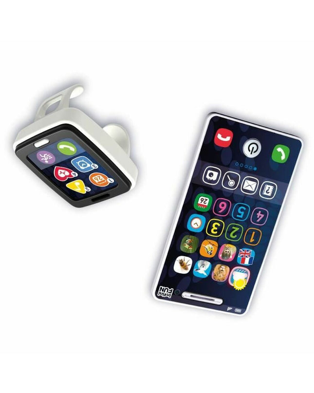 Colorful BigBuy Home toy phone with buttons, screen, and playful design, measuring 20x7x26 cm, for imaginative play.