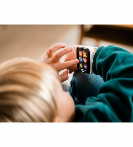 BigBuy Home toy phone in yellow, 26 cm tall, with colorful buttons, designed for imaginative play and imitation games.