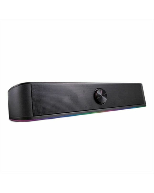 CoolBox DG-ALB-R200B black soundbar with 6W audio output, sleek electronics for enhanced home audio experience