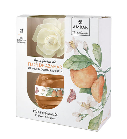 Orangescent air freshener pearls in a 60ml bottle from BigBuy Home, decorative citrus aroma for home and kitchen use.