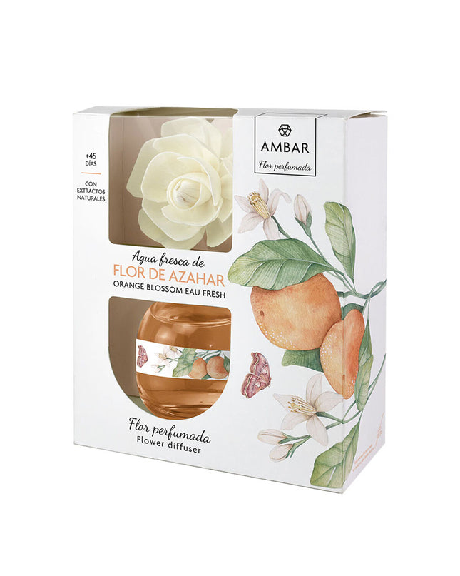 Orangescent air freshener pearls in a 60ml bottle from BigBuy Home, decorative citrus aroma for home and kitchen use.