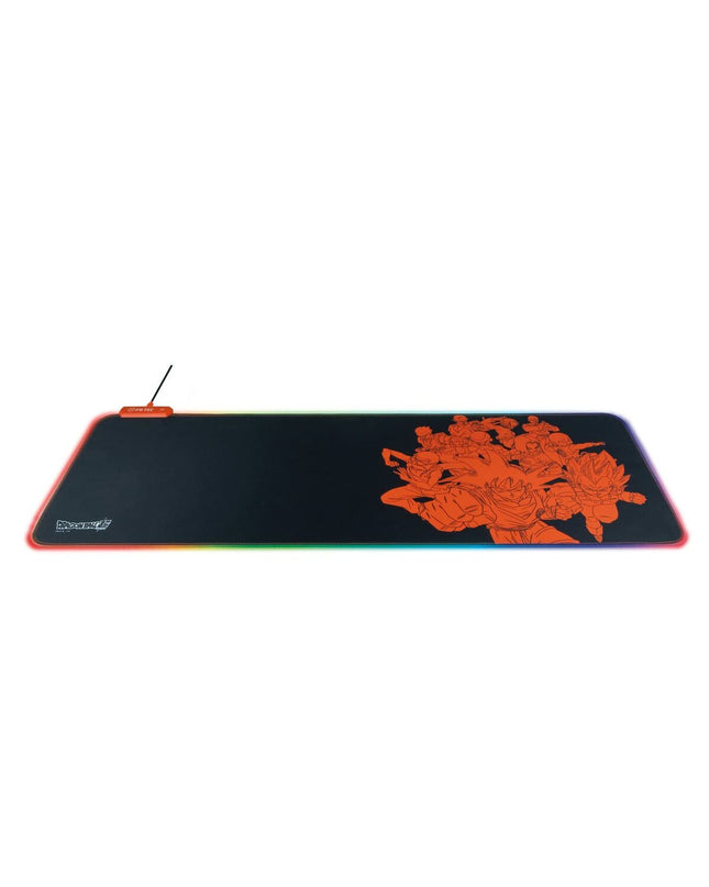 FR-TEC gaming mouse pad with LED lighting, designed for electronic gaming consoles, featuring a smooth surface and colorful glow.
