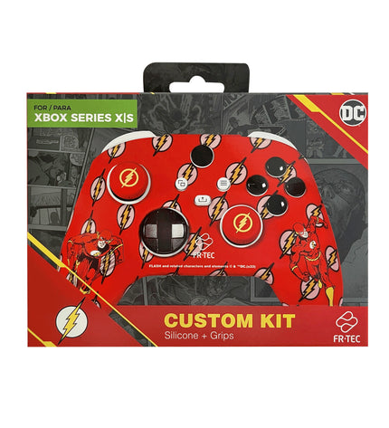 FR-TEC DC CUSTOMKIT FLASH protectiehoes voor plug & play spelconsoles, zwart, flexibele elektronica accessoire
