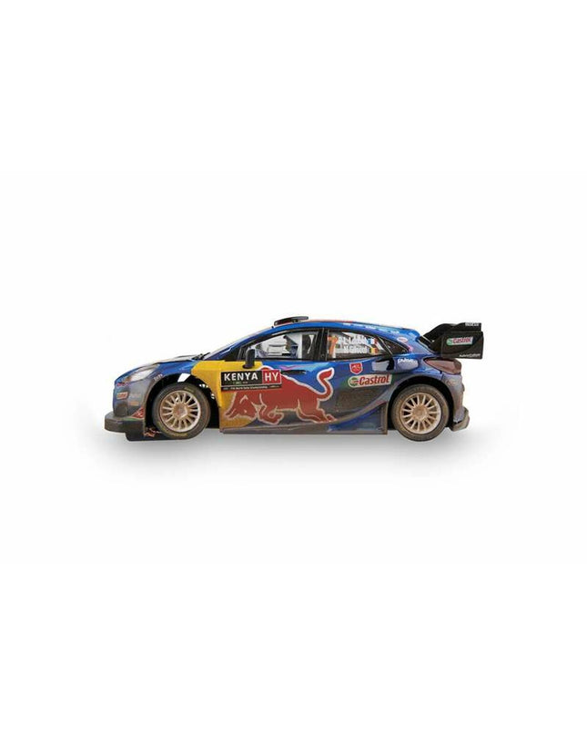 Scalextric Ford Puma WRC remote control toy car with Kenya mud effect, 1:32 scale, designed for racing and play.