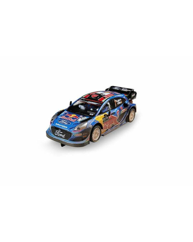 Scalextric Ford Puma WRC remote control toy car with Kenya mud effect, 1:32 scale, designed for racing and play.