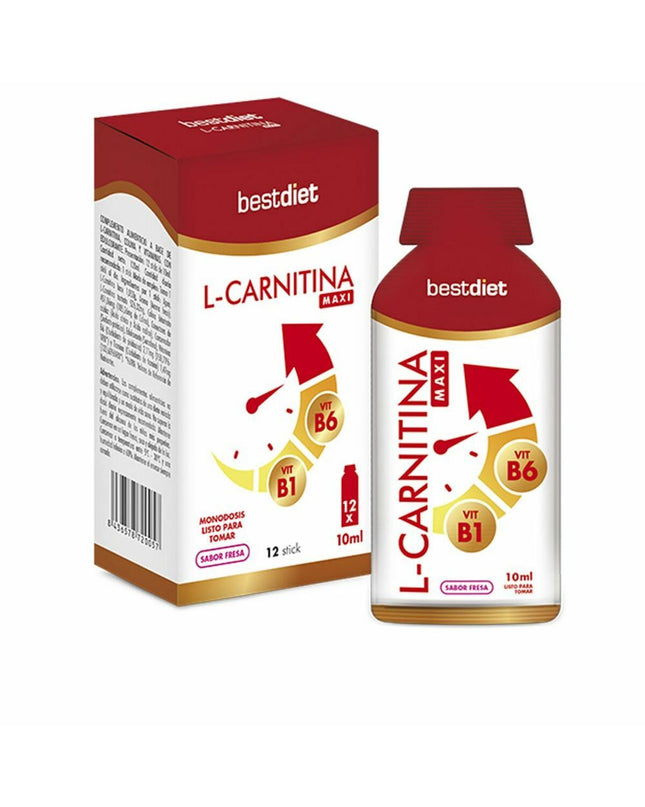 L-carnitine supplement from Best Diet, designed for health and diet support, featuring a white bottle with label and cap.