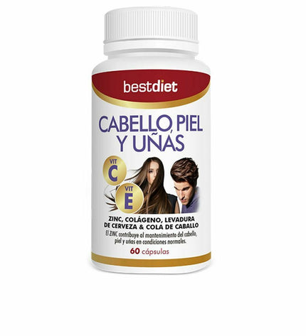 Best Diet Multi-voedingsstoffen supplement box containing 60 tablets for health, skin, nails, and overall well-being.