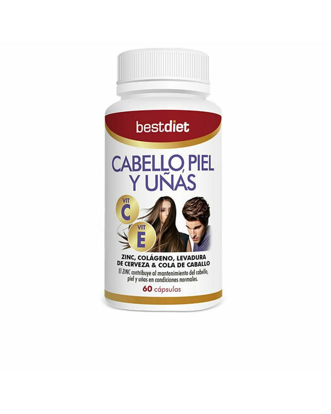 Best Diet Multi-voedingsstoffen supplement box containing 60 tablets for health, skin, nails, and overall well-being.