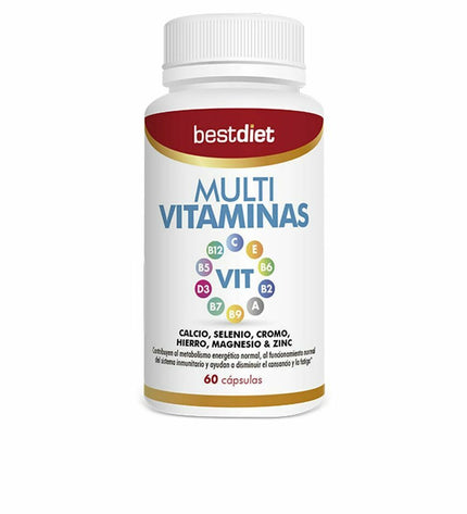 Best Diet Multivitamine pack with 60 tablets, containing essential vitamins and minerals for health and personal care.