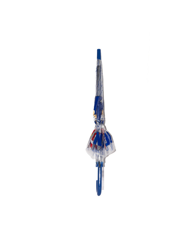 Blue Sonic City umbrella with 76 cm diameter, compact bagage umbrella with sturdy frame and vibrant color.