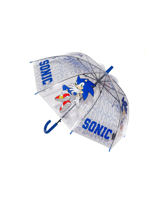 Blue Sonic City umbrella with 76cm diameter, compact bagage umbrella featuring durable fabric and classic design.