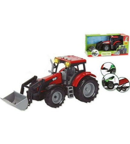 BigBuy Fun tractor toy in 1:32 scale, measuring 14 x 29 x 11 cm, detailed plastic construction for children’s play.