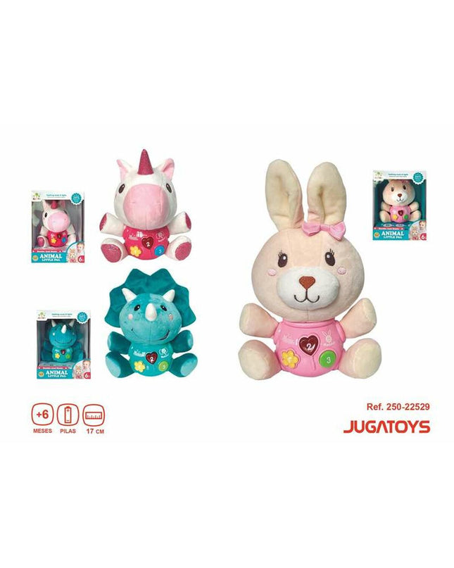 Soft plush toy knuffel from BigBuy Fun, 17 cm size, perfect for kids, featuring a cute, cuddly design in vibrant colors.