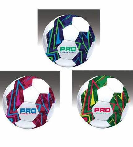 BigBuy Sport outdoor soccer ball with black and white panels, suitable for sports and outdoor play.