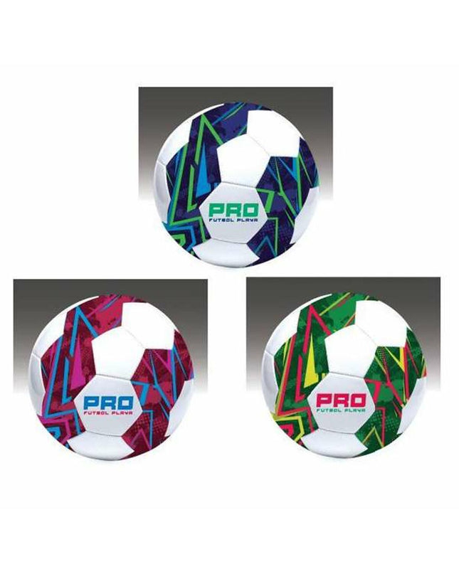 BigBuy Sport outdoor soccer ball with black and white panels, suitable for sports and outdoor play.