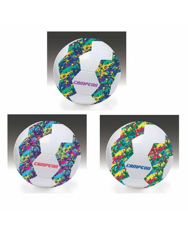 BigBuy Sport football for outdoor play, featuring classic design with black and white panels on a grassy field.