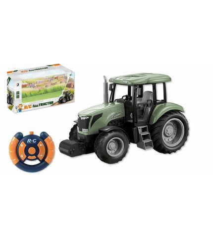 BigBuy Fun radiobestuurbare graafmachine toy, yellow construction vehicle with detailed controls and sturdy wheels.