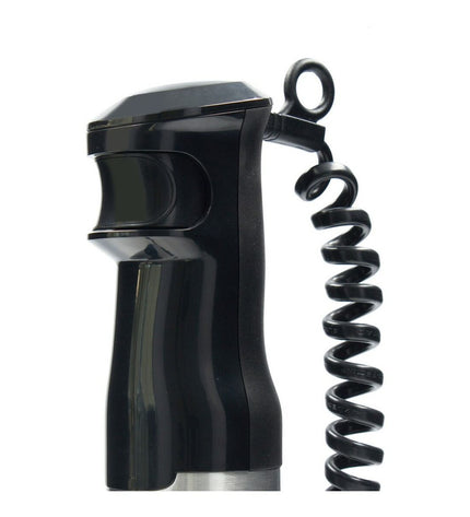 TM Electron hand blender in stainless steel with 1200W power, ideal for home cooking and small electric kitchen appliances.