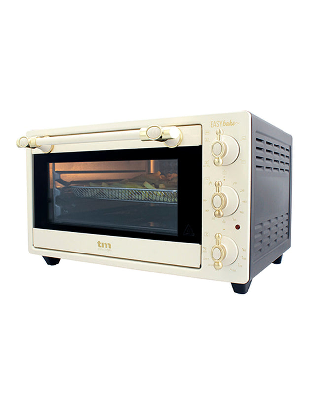 TM Electron Frituurmachine 1500W with compact size, stainless steel exterior, and control dial for home kitchen use.