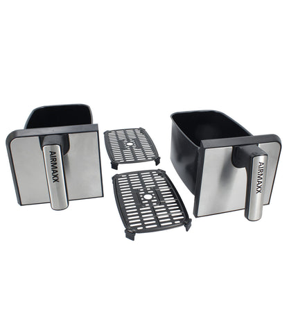 TM Electron luchtfriteuse, 1700W, 8L capacity, compact electric kitchen appliance for healthy frying and cooking.