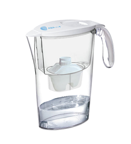 TM Electron 2.3L water kettle with filter, shown with handle and spout, for household cooking and boiling water.