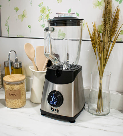 TM Electron 500W kitchen mixer with 1.5L capacity, compact electric appliance for home cooking and baking.
