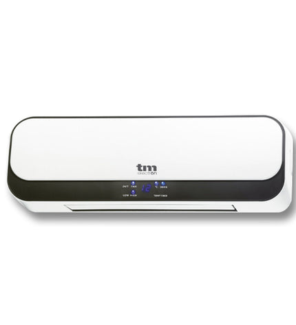 TM Electron 2000W black and white wall-mounted electric heater for home and kitchen heating, portable air conditioning unit