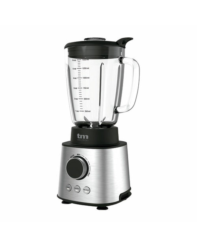 TM Electron 1200W stainless steel mixer with 1.5L bowl, showing the compact kitchen appliance on a countertop.