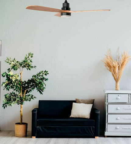 Universal Blue plafondventilator huis en koken, draagbare airconditioning, 142 cm blue ceiling fan with 70W motor.