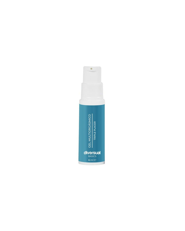 Diversual Massage Gel in a sleek bottle, suitable for health and personal care, with a smooth gel texture and calming design.