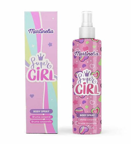 Martinelia SUPER GIRL sports and outdoor water bottle, 210 ml, featuring colorful design for fans and active use