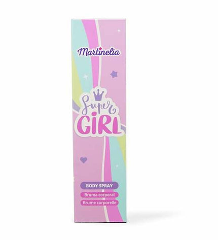 Martinelia SUPER GIRL sport water bottle, 210 ml, outdoor and sports accessory for fans, with colorful design and leak-proof cap