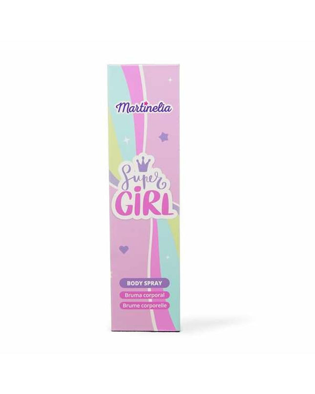 Martinelia SUPER GIRL sport water bottle, 210 ml, outdoor and sports accessory for fans, with colorful design and leak-proof cap