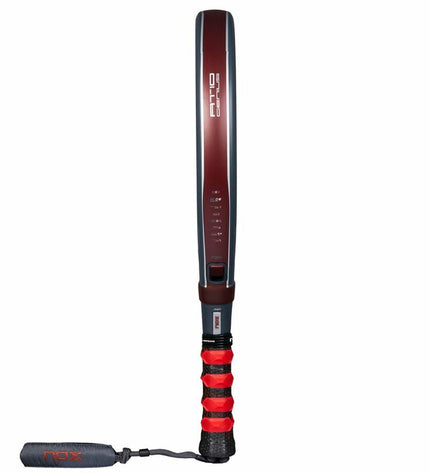 Nox-Xtreme AT10 Genius padel racket with 12K carbon fiber design, featuring a lightweight sport and outdoor paddle tennis equipment