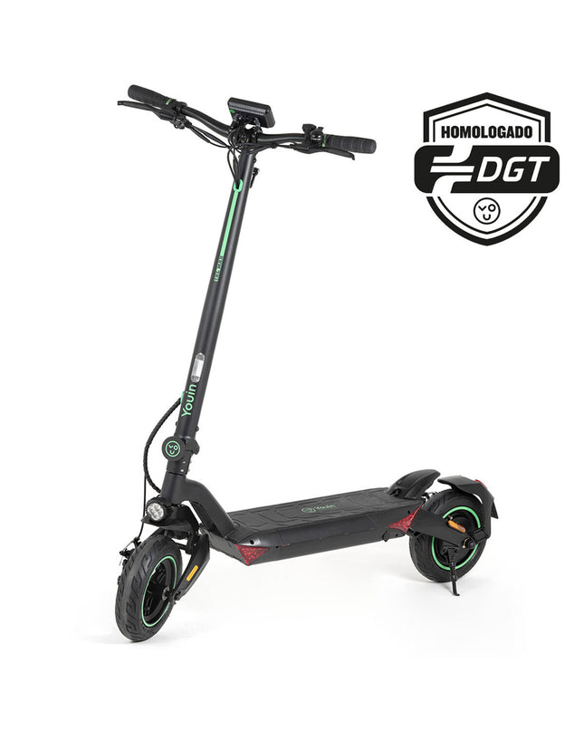 Youin SC6001XL MAXLITE black electric scooter with 1200W motor, designed for urban mobility and outdoor sport use.